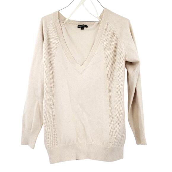 Rock & Religion Bailey Tan V-Neck Sweater - Size 12 - Picture 4 of 7